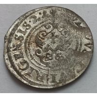 Рыжскi Кiрмаш! Солид 1621, Рига, Густав Адольф. Остатки блеска
