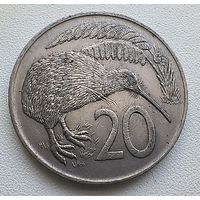 Новая Зеландия 20 центов, 1967  5-11-6