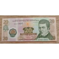 Werty71 Гондурас 20 лемпира 2008 UNC банкнота