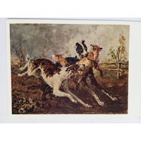 Савицкий. Борзые с лисицей