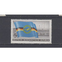 Авиация. ГДР. 1956. 1 марка. Michel N 512 (17,0 е)