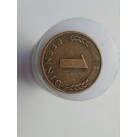 1 пфеннига Германия ФРГ 1950D лот 7