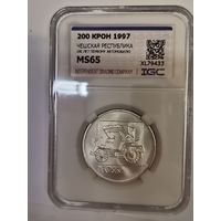 200 крон 1997 100 лет первому автомобилю ms 65