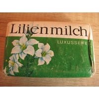 Винтажное мыло туалетное LILIENMILCH Luxusseife ГДР, времен СССР. 70 - е годы