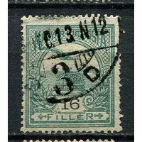Венгрия - 1913 - Турул и Корона 16f - [Mi.116X] - 1 марка. Гашеная.  (Лот 34DP)