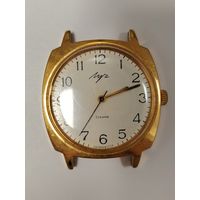 Редкие 23 камня  большие часы Луч состояние Ау 10