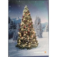 Рождественско-новогодняя открытка. Швеция. 2014 г.