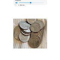 50 центов (халф) 1976 Д США ролл 20 штук 200 лет независимости