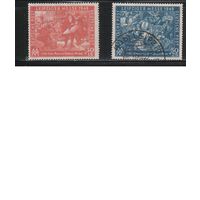 Германия-1949,(Мих.230-231) * / гаш. ,  Лейпцигская ярмарка , Советская зона оккупации,(полная серия)