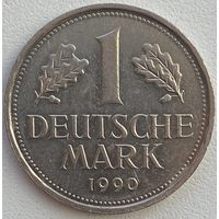 Германия 1 марка 1990 г. F