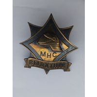 Знак МЧС, пожарный, вставка в отличник