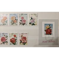 РАСПРОДАЖА КОЛЛЕКЦИИ. Вьетнам, марки "цветы Розы"