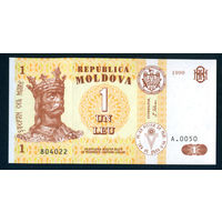 Молдова 1 лей 1999 UNC