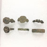 6 старинных перстней + бонус.