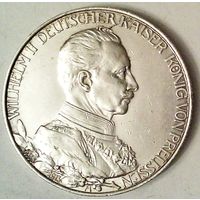 ГЕРМАНИЯ ПРУССИЯ 3 марки 1913 год "ВИЛЬГЕЛЬМ II - 25 лет Правления" (серебро)