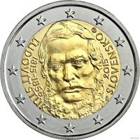 2 евро 2015 Словакия Людовит Штур UNC из ролла