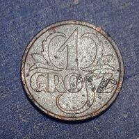 Польша 1 грош 1928 г. #2