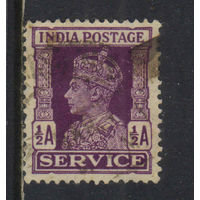 GB Колонии Индия Британская Служебная 1939 GVI Стандарт #104