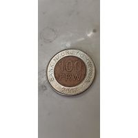 Руанда 100 франк 2007