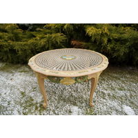 Винтажный Стол Rattan / Ротанг, Барокко 70-е гг. ХХ Века.