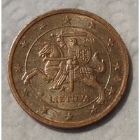 Литва 2 евроцента, 2015 (14-18-5)