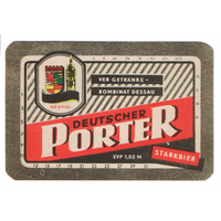 Этикетка пива Porter Германия П788