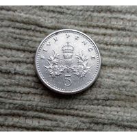 Werty71 Великобритания 5 пенсов 1990