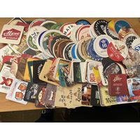 Подставки под пиво, более 200 штук без повторов одним лотом