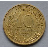Франция, 10 сантимов 1977 г.