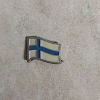 Значок. Флаг Финляндии.