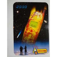 Календарик 2000 г. Velcom. На связи с Будущим