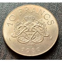 Монако 10 франков, 1981    ( 1-10-2 )