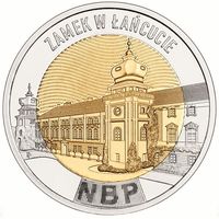 Польша 5 злотых, 2024 Ланьцутский замок UNC