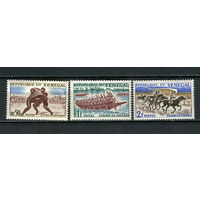Сенегал - 1961 - Спорт - 3 марки. MNH.  (Лот 24JA)-TG3P52