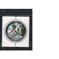 Новая Зеландия-1996(Мих.1527) , **  ,  Спорт, Велоспорт , Велосипеды