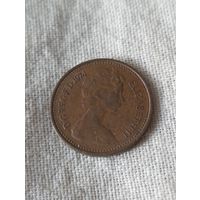 Великобритания. 1/2 новых пенни 1974 года. (4)