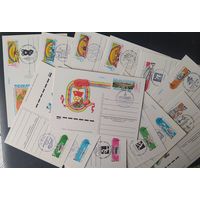 СССР 1980  почтовые карточки СГ , Олимпиада Москова-80, комплект (13 шт.).