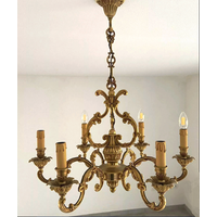 Люстра старинная. Бронза Стиль Людовик XV. Франция