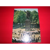 Латвия Рига Ленин памятник чистая