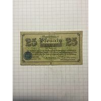 25 пфенингов (нотгельды) г. Германия.-1412