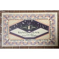 Нодгельд 1 марка 1918 год. Билефельд. Веймарская республика