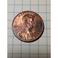 1 цент США  2002 год