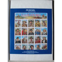 Продажа коллекции с 1 рубля! Почтовые марки США, буклет.