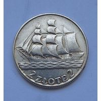 2 злотых 1936 (Штемпельный блеск)