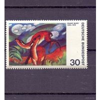 ГЕРМАНИЯ Expressionists Живопись 1974 (MNH) Mi99 = 1,4 Euro