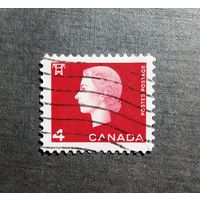 Марка Канада 1963 год Королева