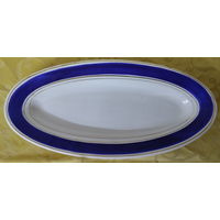 Блюдо селедочница-2 СССР, Будянский фаянсовый завод - Серп и Молот (Буды), 1957-1965 гг