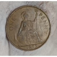 Великобритания 1 пенни 1963