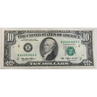 10 долларов США. 1993г