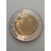 Финляндия 10 марок 1993 года .